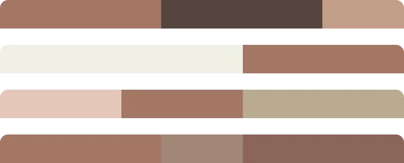 Beige kleurpallet